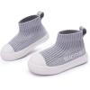 imageBMCiTYBM Baby Sneakers Girls Boys Lightweight Breathable Mesh First Walkers Shoes 624 Months32grey