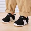 imageBMCiTYBM Baby Walking Sneakers Mesh Barefoot Boys Girls Breathable ShoesBlack