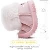 imageBMCiTYBM Girls Boys Snow Boots Warm Winter Fur Lined Baby Shoes InfantToddlerLittle Kid2pink