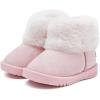 imageBMCiTYBM Girls Boys Snow Boots Warm Winter Fur Lined Baby Shoes InfantToddlerLittle Kid2pink