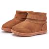 imageBMCiTYBM Girls Boys Snow Boots Warm Winter Fur Lined Baby Shoes InfantToddlerLittle Kid4camel
