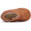 imageBMCiTYBM Girls Boys Snow Boots Warm Winter Fur Lined Baby Shoes InfantToddlerLittle Kid4camel