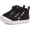 imageBMCiTYBM Toddler Baby Canvas Shoes Boys Girls Walking SneakersFlowerblack