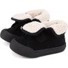 imageBMCiTYBM Toddler Baby Winter Snow Boots Boy Girl Faux Fur Warm Non Slip First Walking Infant ShoesHigh Black