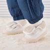 imageBMCiTYBM Toddler Baby Winter Snow Boots Boy Girl Faux Fur Warm Non Slip First Walking Infant ShoesHigh White