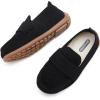 imageBMCiTYBM Toddler Boys Girls Loafers Comfortable Dressy Casual Knit Flats Lightweight Breathable Slip On Walking ShoesBlack