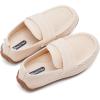 imageBMCiTYBM Toddler Boys Girls Loafers Comfortable Dressy Casual Knit Flats Lightweight Breathable Slip On Walking ShoesCamel