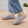 imageBMCiTYBM Toddler Boys Girls Loafers Comfortable Dressy Casual Knit Flats Lightweight Breathable Slip On Walking ShoesGrey