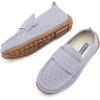 imageBMCiTYBM Toddler Boys Girls Loafers Comfortable Dressy Casual Knit Flats Lightweight Breathable Slip On Walking ShoesGrey