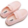 imageBMCiTYBM Toddler Boys Girls Loafers Comfortable Dressy Casual Knit Flats Lightweight Breathable Slip On Walking ShoesPink