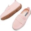 imageBMCiTYBM Toddler Boys Girls Loafers Comfortable Dressy Casual Knit Flats Lightweight Breathable Slip On Walking ShoesPink