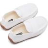 imageBMCiTYBM Toddler Boys Girls Loafers Comfortable Dressy Casual Knit Flats Lightweight Breathable Slip On Walking ShoesWhite