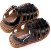 imageBMCiTYBM Baby Boy Girl Closed Toe Sandals Infant Summer First Walking Shoes NonSlip Fisherman Sandals 6 9 12 18 24 MonthsAblack