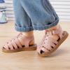 imageBMCiTYBM Baby Boy Girl Closed Toe Sandals Infant Summer First Walking Shoes NonSlip Fisherman Sandals 6 9 12 18 24 MonthsApink