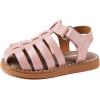 imageBMCiTYBM Baby Boy Girl Closed Toe Sandals Infant Summer First Walking Shoes NonSlip Fisherman Sandals 6 9 12 18 24 MonthsApink