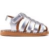 imageBMCiTYBM Baby Boy Girl Closed Toe Sandals Infant Summer First Walking Shoes NonSlip Fisherman Sandals 6 9 12 18 24 MonthsAsilver