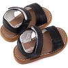 imageBMCiTYBM Baby Boy Girl Closed Toe Sandals Infant Summer First Walking Shoes NonSlip Fisherman Sandals 6 9 12 18 24 MonthsBblack