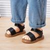 imageBMCiTYBM Baby Boy Girl Closed Toe Sandals Infant Summer First Walking Shoes NonSlip Fisherman Sandals 6 9 12 18 24 MonthsBblack