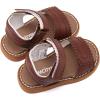 imageBMCiTYBM Baby Boy Girl Closed Toe Sandals Infant Summer First Walking Shoes NonSlip Fisherman Sandals 6 9 12 18 24 MonthsBbrown