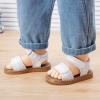 imageBMCiTYBM Baby Boy Girl Closed Toe Sandals Infant Summer First Walking Shoes NonSlip Fisherman Sandals 6 9 12 18 24 MonthsBwhite
