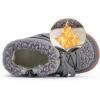 imageBMCiTYBM Baby Snow Boots Boys Girls Winter Warm Shoes Lightweight Outdoor Shoes for Infant Toddler 6 9 12 18 24 MonthsCgrey