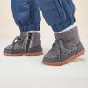 imageBMCiTYBM Baby Snow Boots Boys Girls Winter Warm Shoes Lightweight Outdoor Shoes for Infant Toddler 6 9 12 18 24 MonthsCgrey
