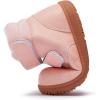 imageBMCiTYBM Baby Snow Boots Boys Girls Winter Warm Shoes Lightweight Outdoor Shoes for Infant Toddler 6 9 12 18 24 MonthsFpink