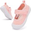 imageBMCiTYBM Baby Walking Shoes Infant Boy Girl First Walker Shoes Breathable Lightweight NonSlip Sneakers 6 9 12 18 24 Months Pink Size 1218 Months Infant
