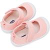imageBMCiTYBM Baby Walking Shoes Infant Boy Girl First Walker Shoes Breathable Lightweight NonSlip Sneakers 6 9 12 18 24 Months Pink Size 1218 Months Infant