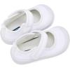imageBMCiTYBM Baby Walking Shoes Infant Boy Girl First Walker Shoes Breathable Lightweight NonSlip Sneakers 6 9 12 18 24 Months White Size 1218 Months Infant