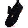 imageBMCiTYBM Toddler Girls Dress Walking Shoes Knitting Mary Jane Flats Ballet PartyBlack
