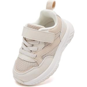 imageBMCiTYBM Toddler Shoes Boys Girls Walking Running Sneakers Lightweight Non Slip Tennis Sport Athletic ShoesA1beige
