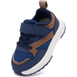 imageBMCiTYBM Toddler Shoes Boys Girls Walking Running Sneakers Lightweight Non Slip Tennis Sport Athletic ShoesA1navy