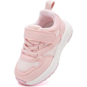 imageBMCiTYBM Toddler Shoes Boys Girls Walking Running Sneakers Lightweight Non Slip Tennis Sport Athletic ShoesA1pink