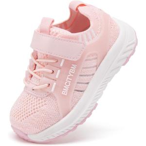 imageBMCiTYBM Toddler Shoes Boys Girls Walking Running Sneakers Lightweight Non Slip Tennis Sport Athletic ShoesA2pink