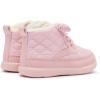imageBMCiTYBM Baby Boy Girl Snow Boots Waterproof Winter Warm Booties Nonslip Lightweight Outdoor Shoes for First Walkers 6 9 12 18 24 MonthsInfantToddlerBpink