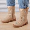 imageBMCiTYBM Toddler Girls Cowgirl Boots Little Kids Mid Calf Western Flower Cowboy Pointed Toe Riding Shoes All Season1camel