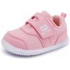 imageBMCiTYBM Baby Boy Girl Shoes Breathable Walking Shoes Lightweight NonSlip Sneakers Infant First Walker Shoes 6 9 12 18 24 Months Pink Size 612 Months Infant