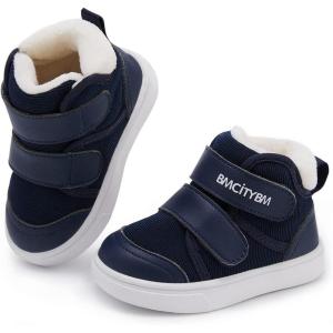 imageBMCiTYBM Baby boys girls boots walking shoes snow Warm Cold Weather winter sneakers 6 12 18 24 months