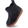 imageBMCiTYBM Baby Boys Girls Boots Infant Shoes First Walking Booties for All Seasons for 6 9 12 15 18 24 Months1black