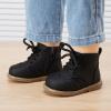 imageBMCiTYBM Baby Boys Girls Boots Infant Shoes First Walking Booties for All Seasons for 6 9 12 15 18 24 Months7black