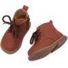 imageBMCiTYBM Baby Boys Girls Boots Infant Shoes First Walking Booties for All Seasons for 6 9 12 15 18 24 Months7brown