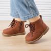 imageBMCiTYBM Baby Boys Girls Boots Infant Shoes First Walking Booties for All Seasons for 6 9 12 15 18 24 Months7brown
