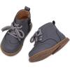 imageBMCiTYBM Baby Boys Girls Boots Infant Shoes First Walking Booties for All Seasons for 6 9 12 15 18 24 Months7grey