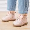imageBMCiTYBM Baby Boys Girls Boots Infant Shoes First Walking Booties for All Seasons for 6 9 12 15 18 24 Months7pink
