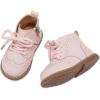 imageBMCiTYBM Baby Boys Girls Boots Infant Shoes First Walking Booties for All Seasons for 6 9 12 15 18 24 Months7pink