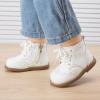 imageBMCiTYBM Baby Boys Girls Boots Infant Shoes First Walking Booties for All Seasons for 6 9 12 15 18 24 Months7white