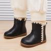 imageBMCiTYBM Baby Boys Girls Boots Infant Shoes First Walking Booties for All Seasons for 6 9 12 15 18 24 Months8black