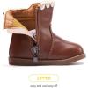 imageBMCiTYBM Baby Boys Girls Boots Infant Shoes First Walking Booties for All Seasons for 6 9 12 15 18 24 Months8brown