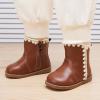 imageBMCiTYBM Baby Boys Girls Boots Infant Shoes First Walking Booties for All Seasons for 6 9 12 15 18 24 Months8brown